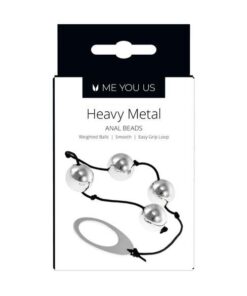 Alternative view of Me You Us Heavy Metal Anal Beads