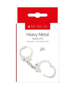 Alternative view of Me You Us Heavy Metal Handcuffs
