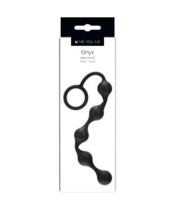 Alternative view of Me You Us Onyx Silicone Anal Beads