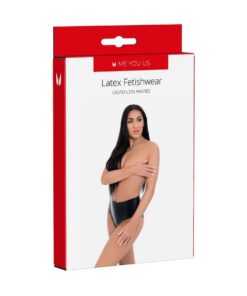 Alternative view of Me You Us Latex Crotchless Panties