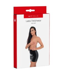 Alternative view of Me You Us Latex Mini Skirt