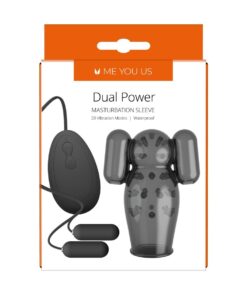 Alternative view of Me You Us Dual Power Masturbation Sleeve
