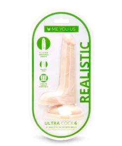 Me You Us Ultra Cock Dual Density with Balls 6in