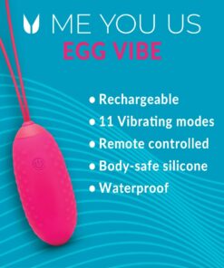 Alternative view of Me You Us Wireless Egg Vibrator Hot Pink